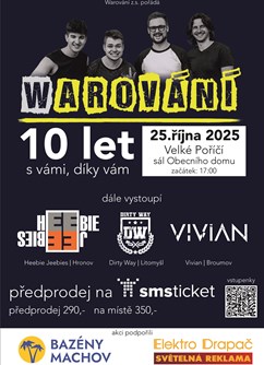 Warování 10 let s vámi