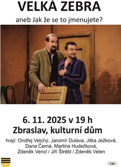 VELKÁ ZEBRA aneb Jak že se to jmenujete? - ventip.cz