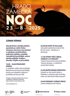 Zámek Křinec | Hradozámecká noc 2025 - ventip.cz