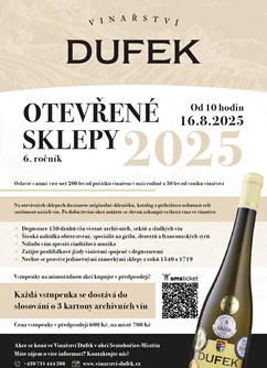 Otevřené sklepy Vinařství Josef Dufek - ventip.cz