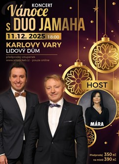 Vánoční koncert Duo Jamaha & host Mára v Karlových Varech - ventip.cz