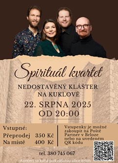 Spirituál kvartet na Kuklově - ventip.cz