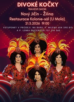 Travesti show Divoké kočky v Novém Jičíně - ventip.cz