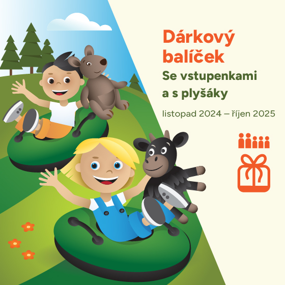 Dárkový balíček Farmapark Rodinná jednodenní vstupenka s plyšáky - ventip.cz