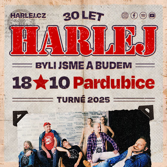 Harlej Turné 30 let - ventip.cz