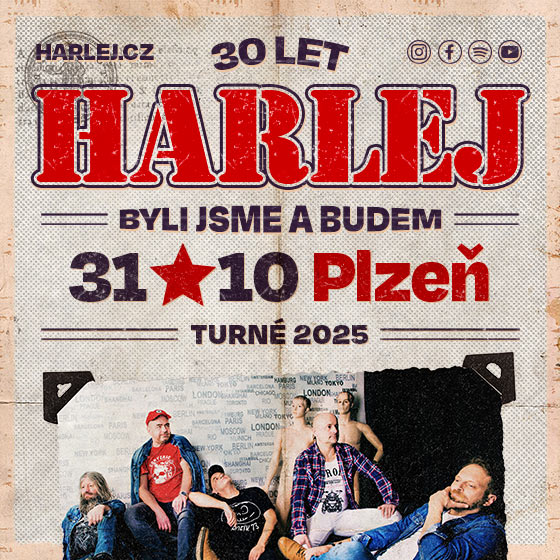 Harlej Turné 30 let - ventip.cz