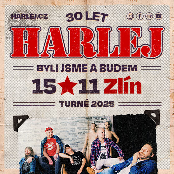 Harlej Turné 30 let - ventip.cz