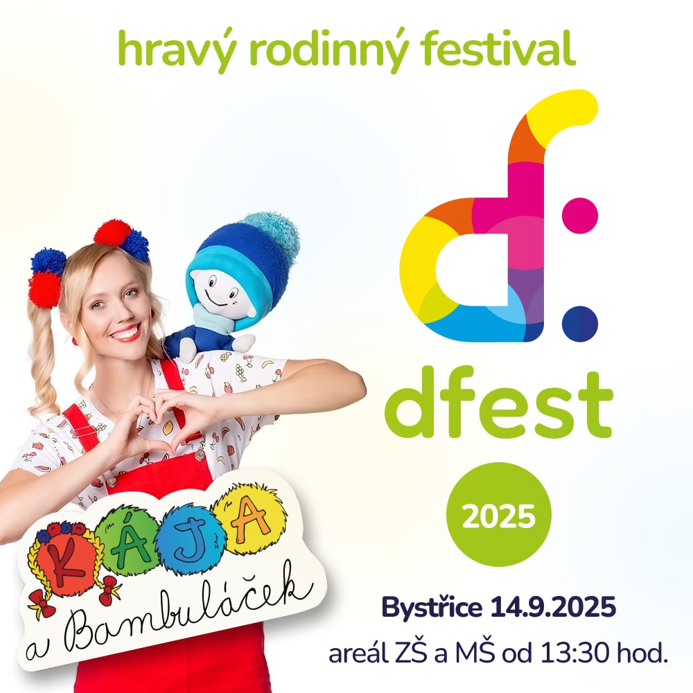 Hravý rodinný festival Dfest 2025 - ventip.cz